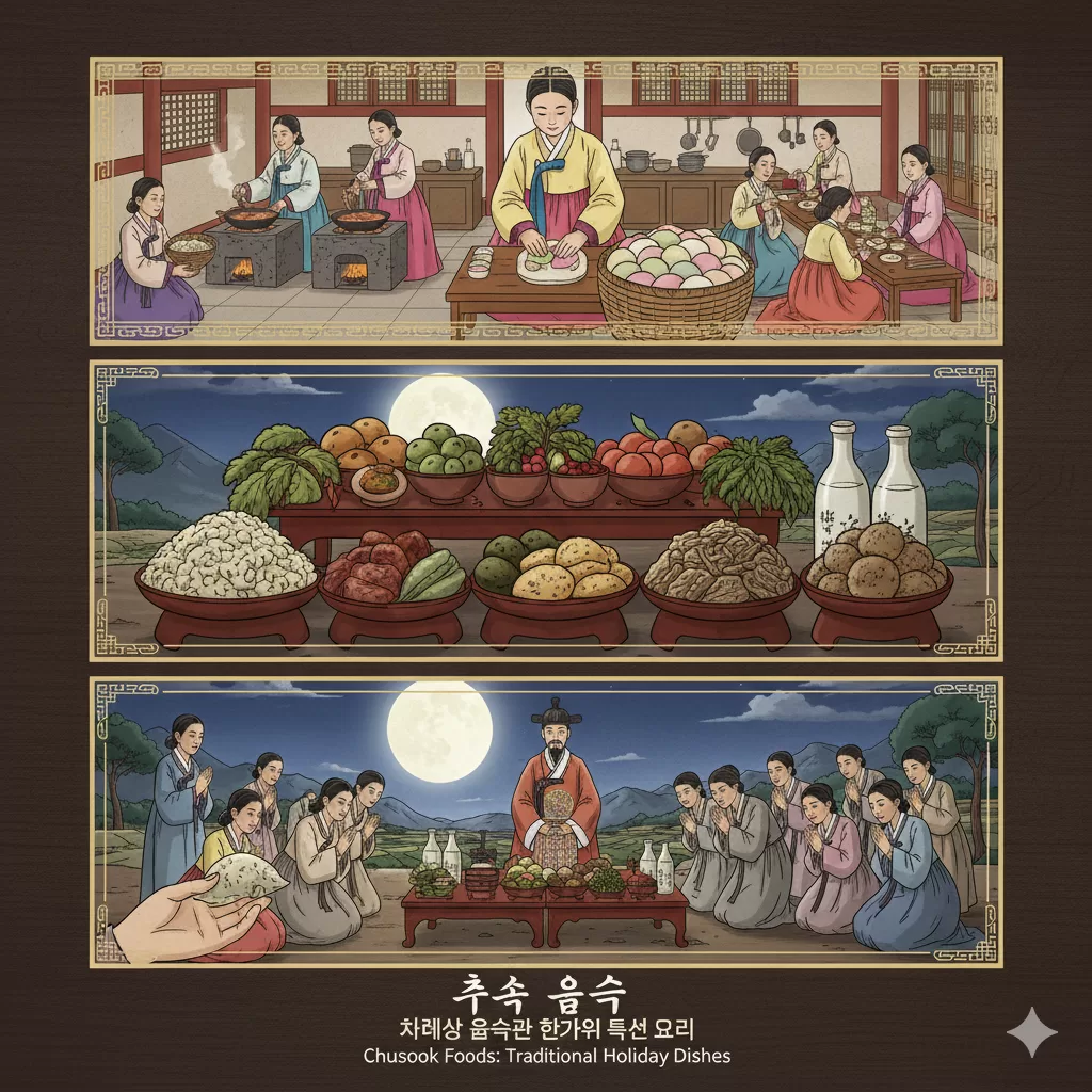 کره‌ای‌ها توی عید چوسوک چی میخورن؟