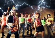 عکسهای گروه لسرافیم برای آهنگ Pierrot