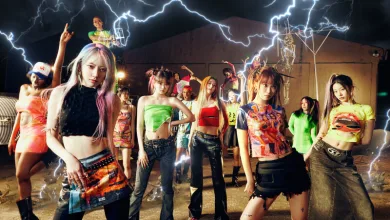 عکس‌های گروه لسرافیم برای آهنگ Pierrot