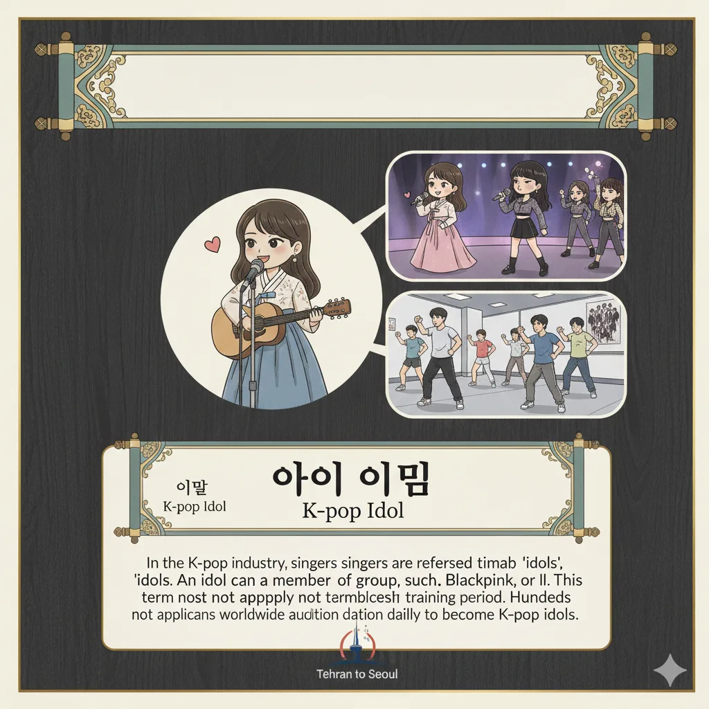 آیدل در کیپاپ- طراحی شده توسط هوش مصنوعی نانو بنانا پرو